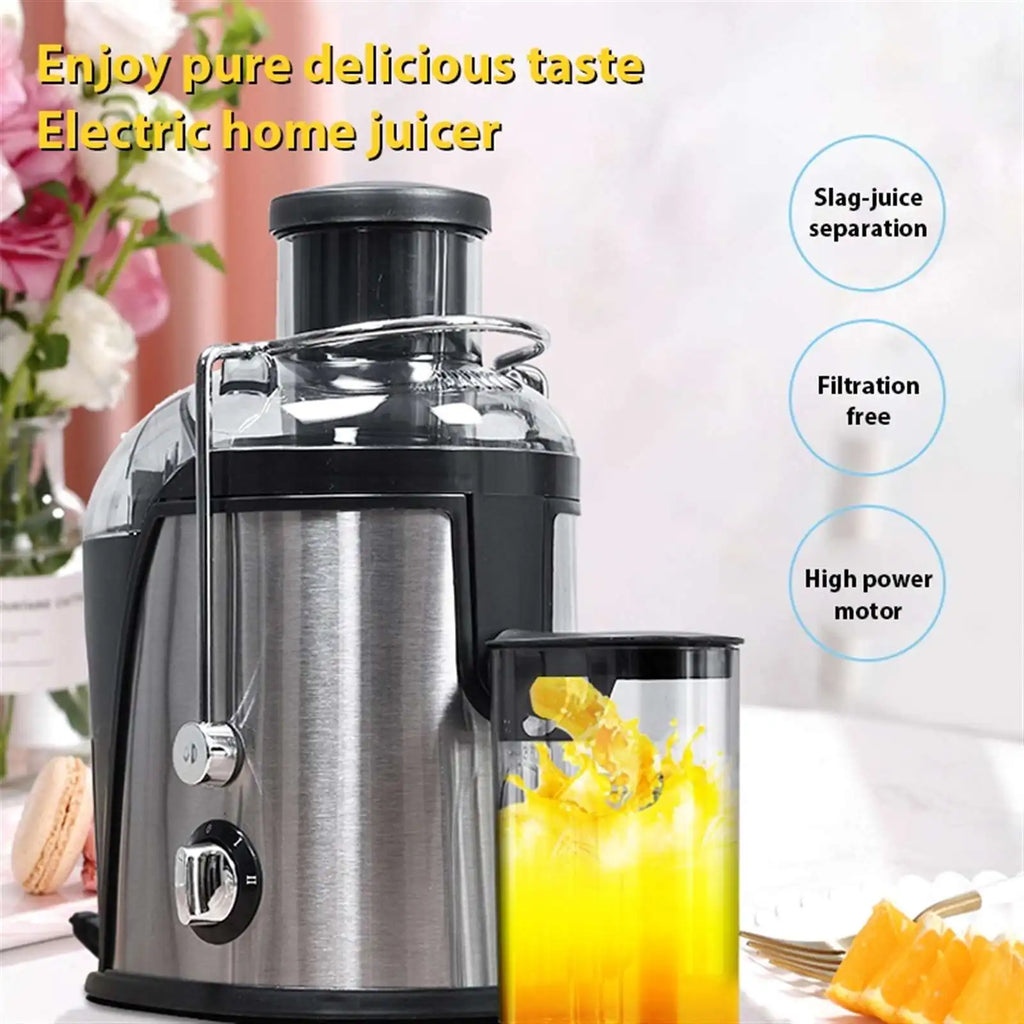 Máquina exprimidora de 400W, exprimidor de 22000RPM con boca grande de 3 pulgadas para frutas y verduras enteras, Extractor de jugo con 2 velocidades, fácil de limpiar