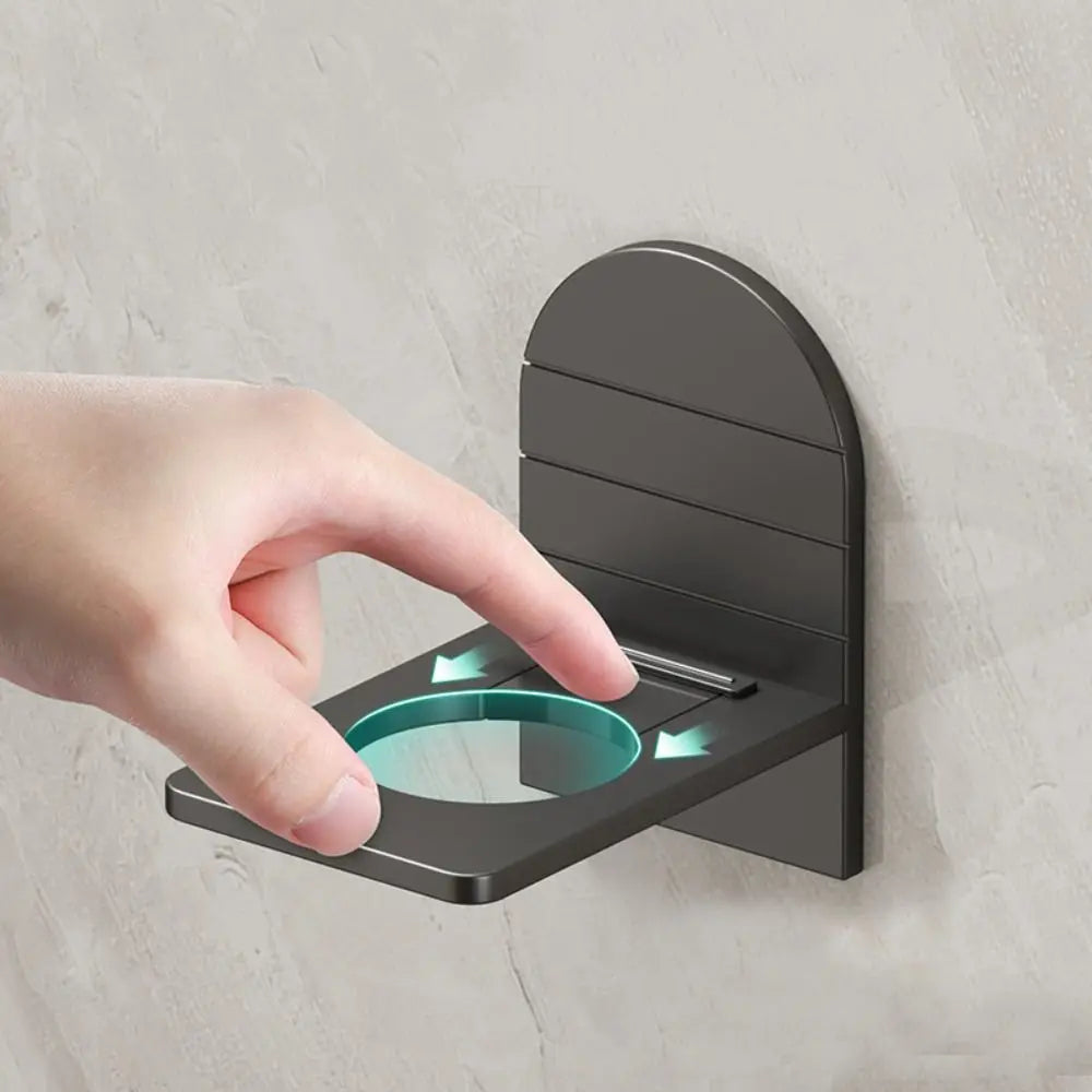 Soporte de botella de jabón de Metal autoadhesivo, colgador de Gel de ducha, estante de botella de detergente de champú portátil, Clip de suspensión de pared de jabón líquido