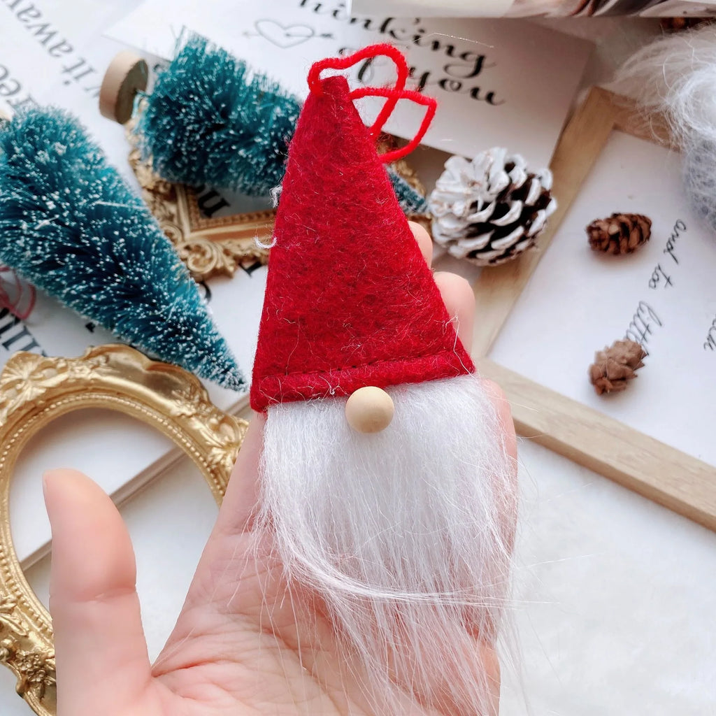 Muñecos de gnomos sin rostro de Papá Noel para Navidad, decoraciones navideñas para el hogar, adornos de decoración de árbol de Navidad, regalos de Año Nuevo, 2025, 2024