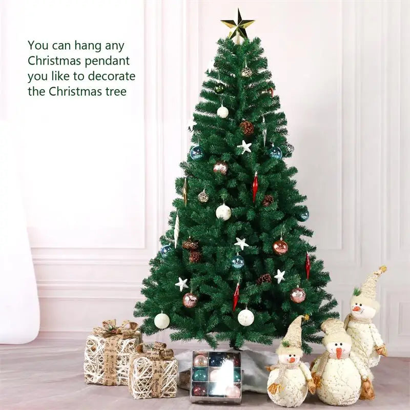 Regalo de Navidad de Año Nuevo, árbol de Navidad Artificial de 180cm, cedro, pino de abeto, árboles de Navidad de PVC, decoraciones navideñas para el hogar
