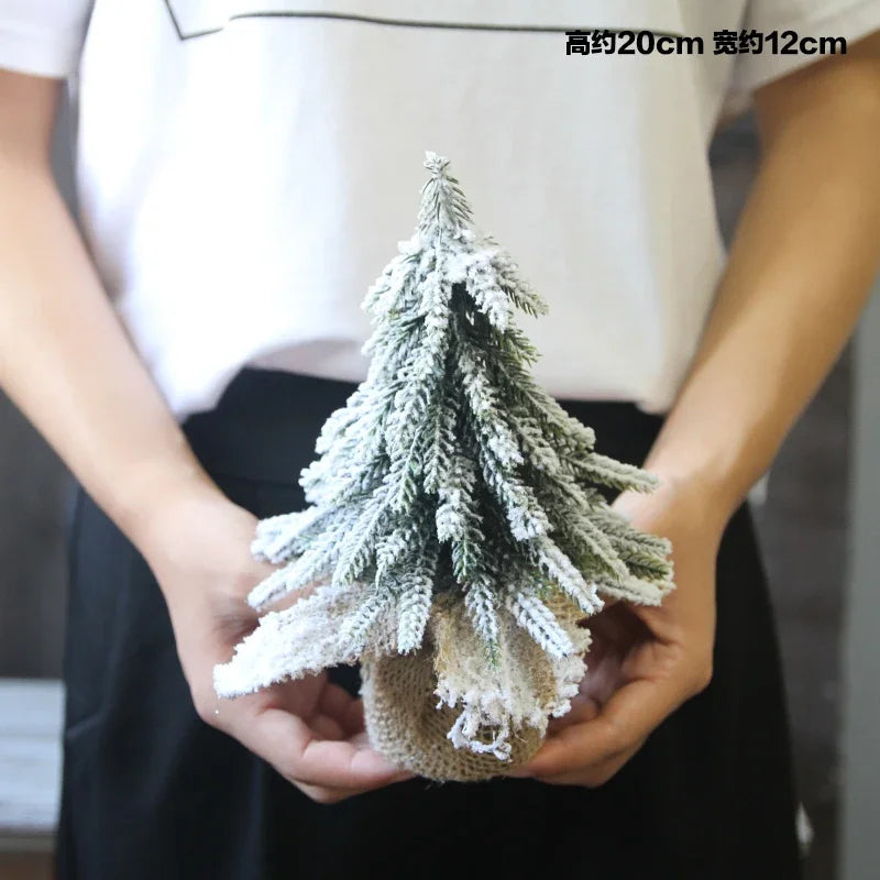 Xams-mini árbol Artificial de navidad para decoración, ventana de exhibición para restaurante, escritorio, tienda, pequeño árbol de navidad, 2019