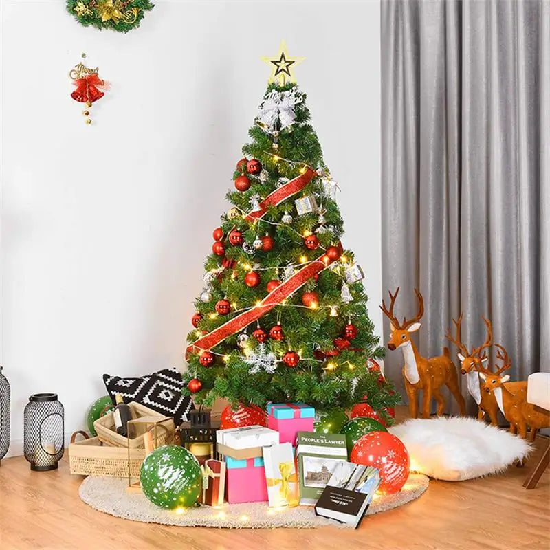 Regalo de Navidad de Año Nuevo, árbol de Navidad Artificial de 180cm, cedro, pino de abeto, árboles de Navidad de PVC, decoraciones navideñas para el hogar