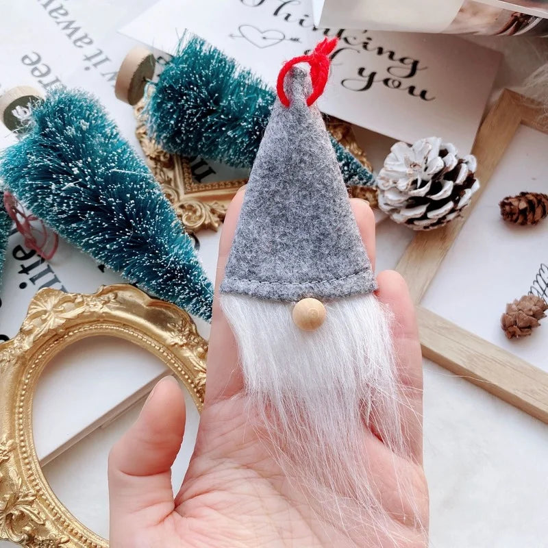 Muñecos de gnomos sin rostro de Papá Noel para Navidad, decoraciones navideñas para el hogar, adornos de decoración de árbol de Navidad, regalos de Año Nuevo, 2025, 2024