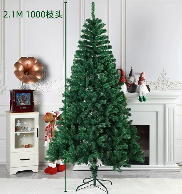 Regalo de Navidad de Año Nuevo, árbol de Navidad Artificial de 180cm, cedro, pino de abeto, árboles de Navidad de PVC, decoraciones navideñas para el hogar