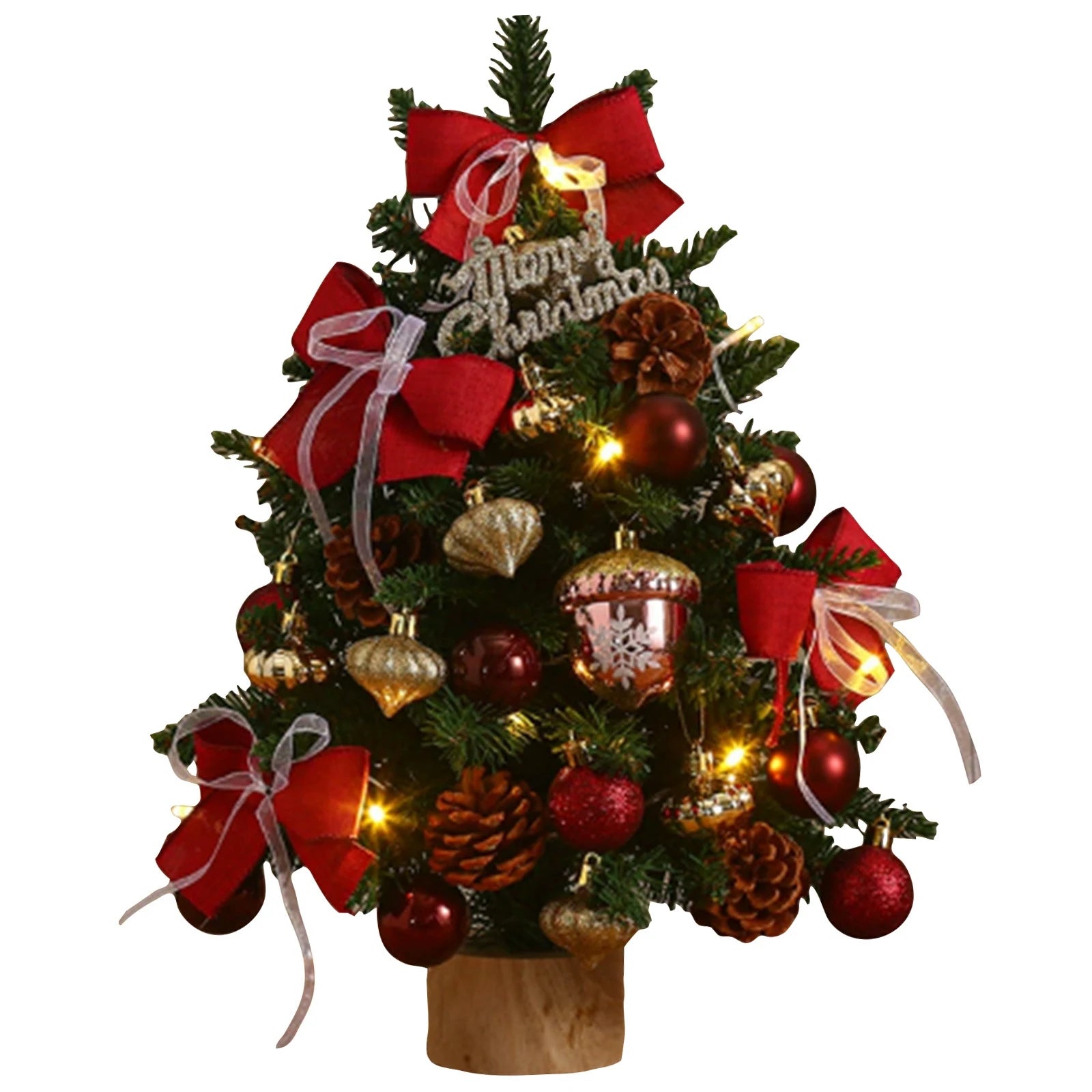 Mini árbol de Navidad, árbol de Navidad de escritorio, regalos de Navidad, Adornos de árbol de Navidad, decoración de fiesta de año nuevo, Navidad