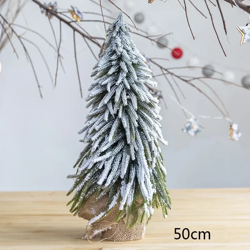 Xams-mini árbol Artificial de navidad para decoración, ventana de exhibición para restaurante, escritorio, tienda, pequeño árbol de navidad, 2019