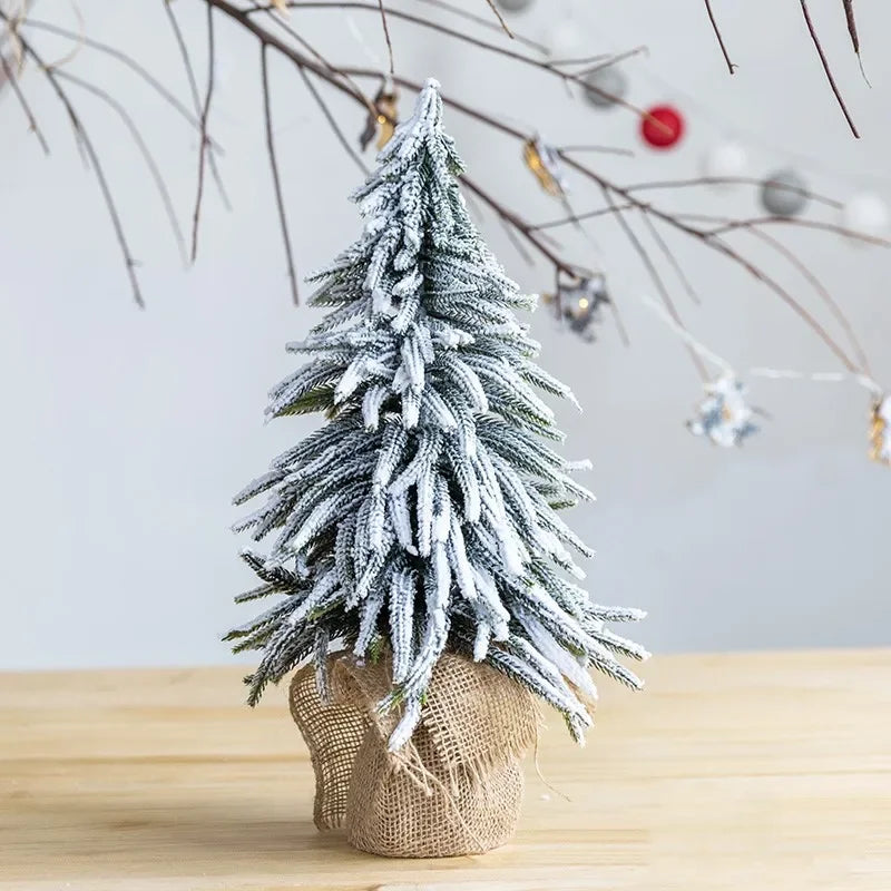Xams-mini árbol Artificial de navidad para decoración, ventana de exhibición para restaurante, escritorio, tienda, pequeño árbol de navidad, 2019