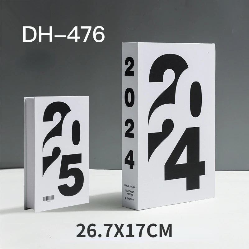 Libros falsos de moda, decoración de libros decorativos de lujo, decoración para sala de estar, libros de simulación, regalos de decoración del hogar