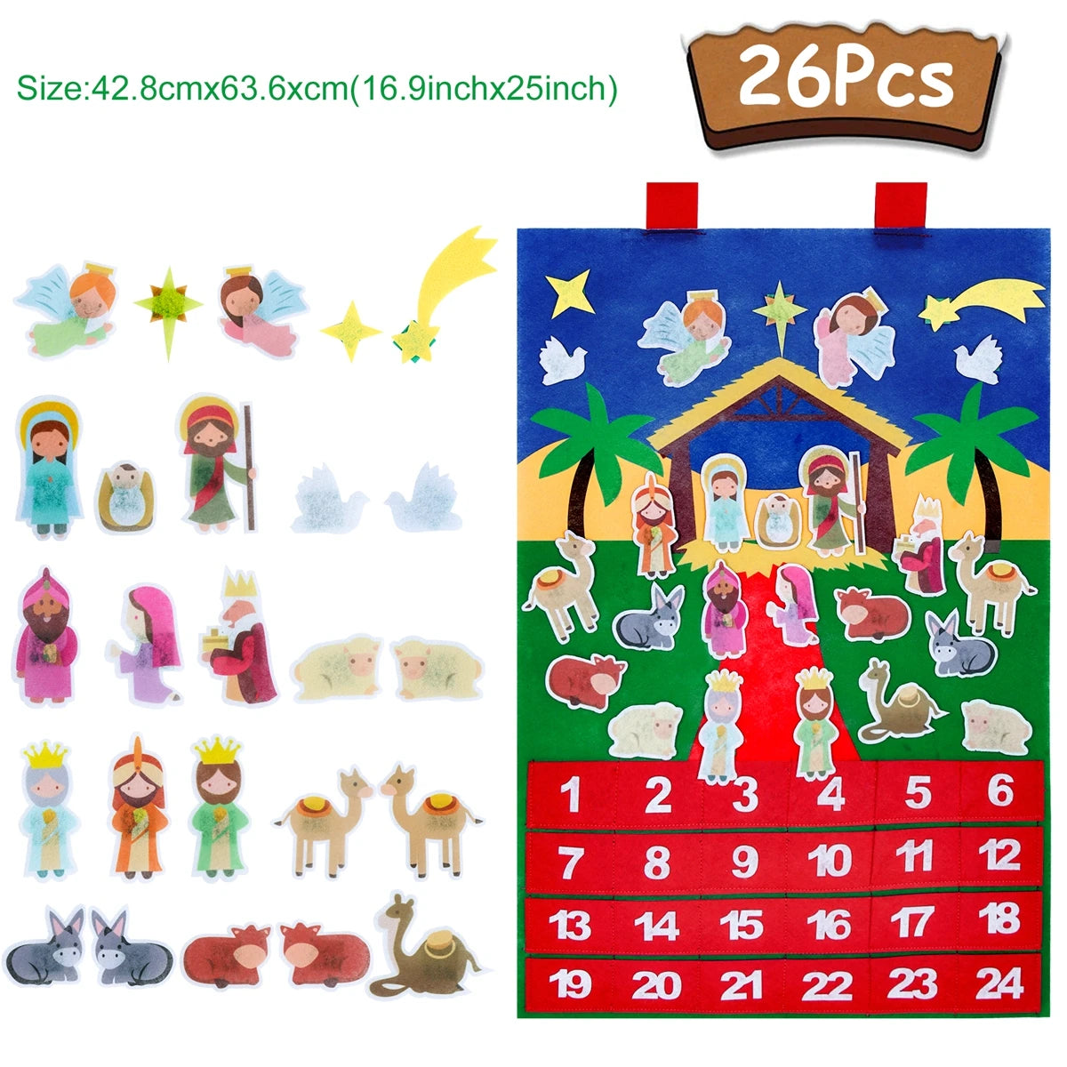 Árbol de Navidad de fieltro DIY para niños, adornos navideños para el hogar, adornos navideños 2025, regalos de Año Nuevo, árbol de Navidad