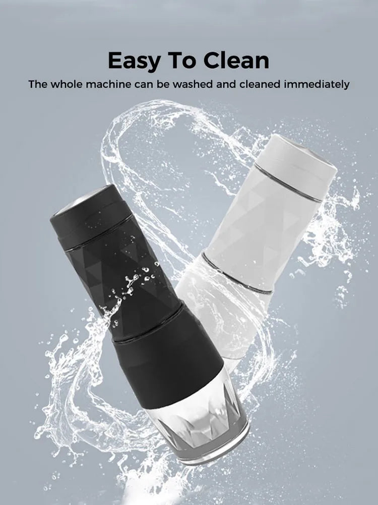 Cafelffe-cafetera portátil 3 en 1, máquina de café expreso Manual de agua caliente/fría para cápsulas y prensa Manual molida, cafetera para senderismo y viajes