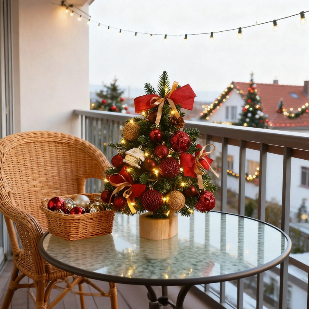 Mini árbol de Navidad, árbol de Navidad de escritorio, regalos de Navidad, Adornos de árbol de Navidad, decoración de fiesta de año nuevo, Navidad