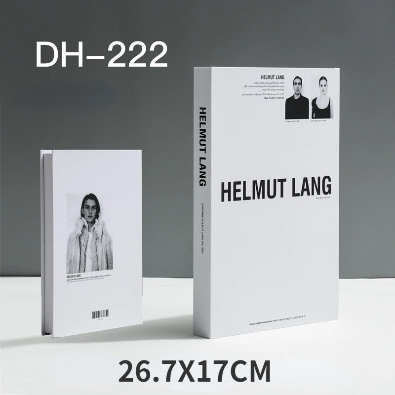 Libros falsos de moda, decoración de libros decorativos de lujo, decoración para sala de estar, libros de simulación, regalos de decoración del hogar