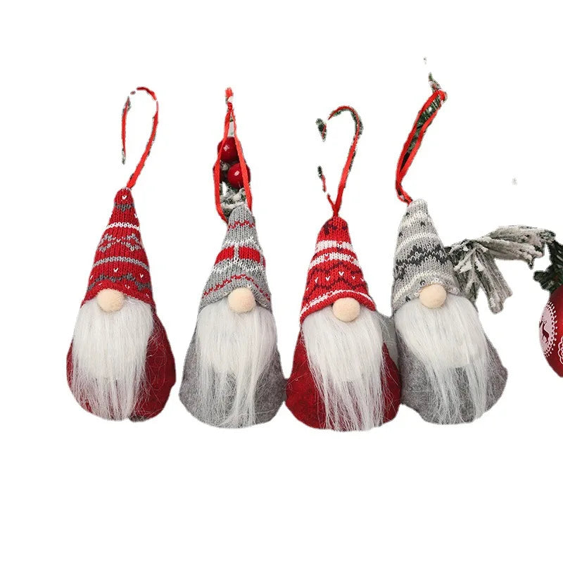 Muñecos de gnomos sin rostro de Papá Noel para Navidad, decoraciones navideñas para el hogar, adornos de decoración de árbol de Navidad, regalos de Año Nuevo, 2025, 2024