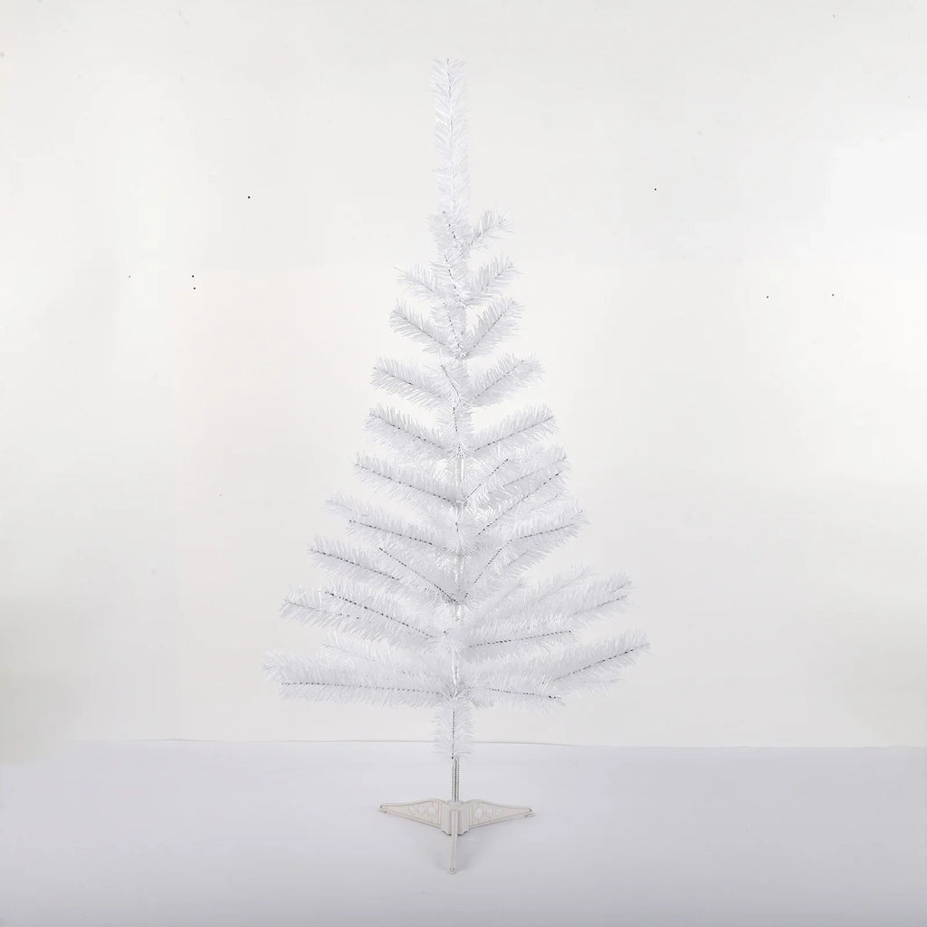 Mini adorno de árbol de Navidad de escritorio blanco, arbol de navidad, suministros de decoración navideña para el hogar, árbol pequeño simulado de 60cm