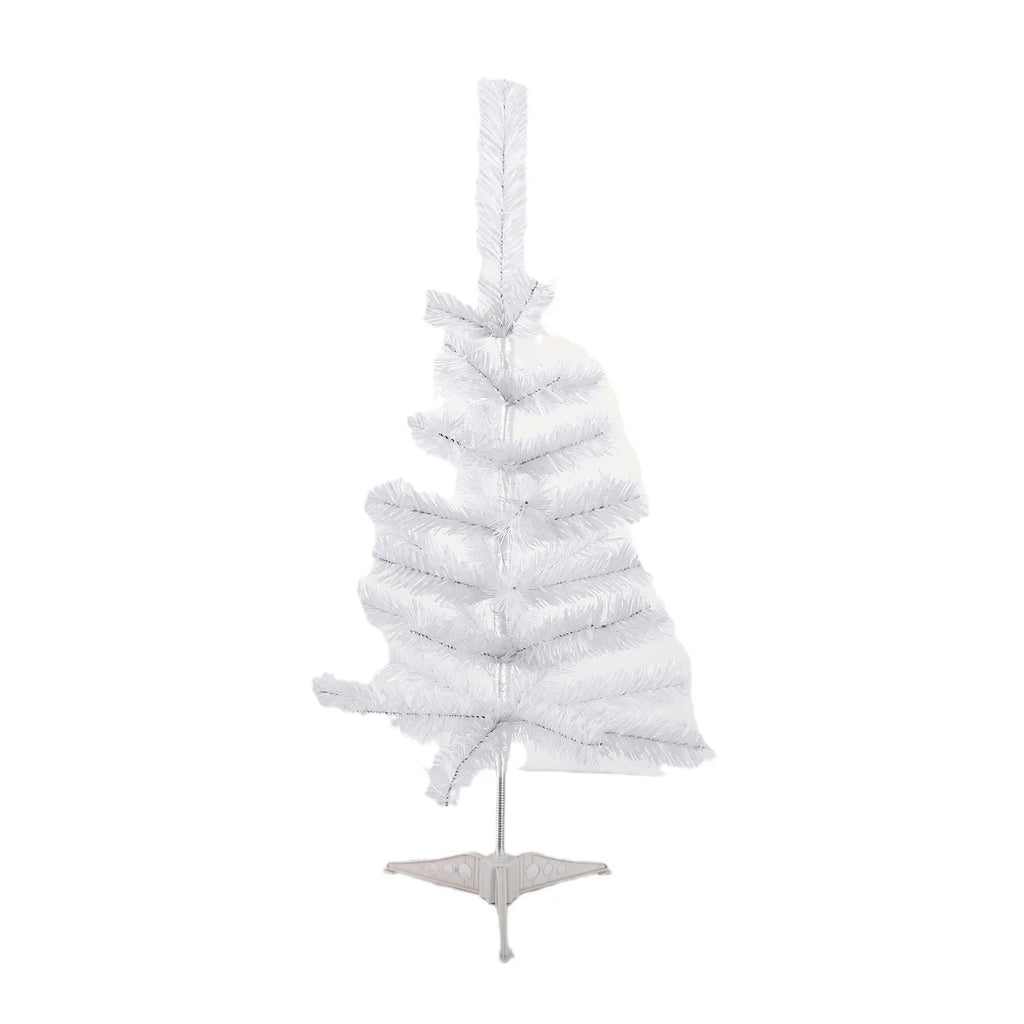 Mini adorno de árbol de Navidad de escritorio blanco, arbol de navidad, suministros de decoración navideña para el hogar, árbol pequeño simulado de 60cm