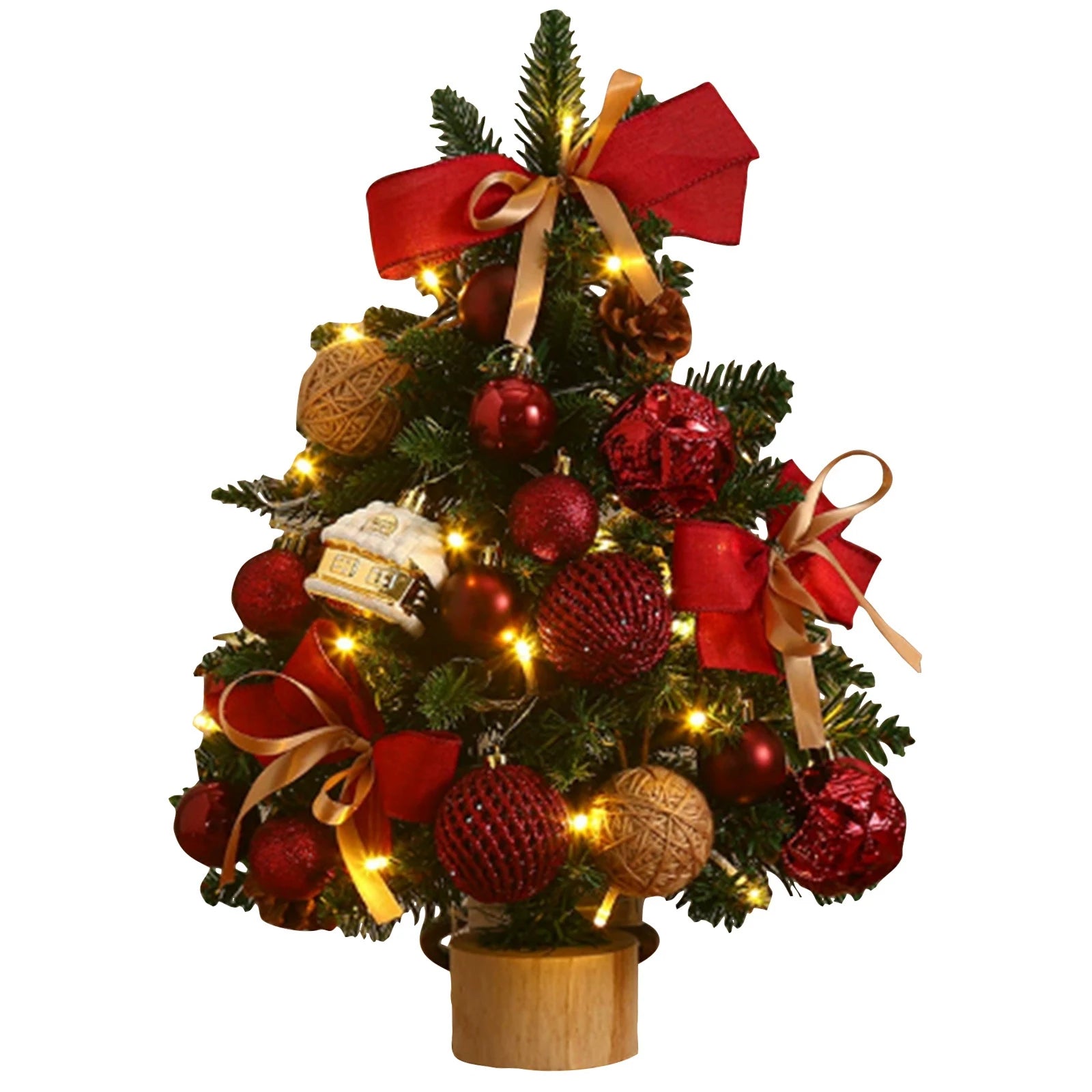 Mini árbol de Navidad, árbol de Navidad de escritorio, regalos de Navidad, Adornos de árbol de Navidad, decoración de fiesta de año nuevo, Navidad