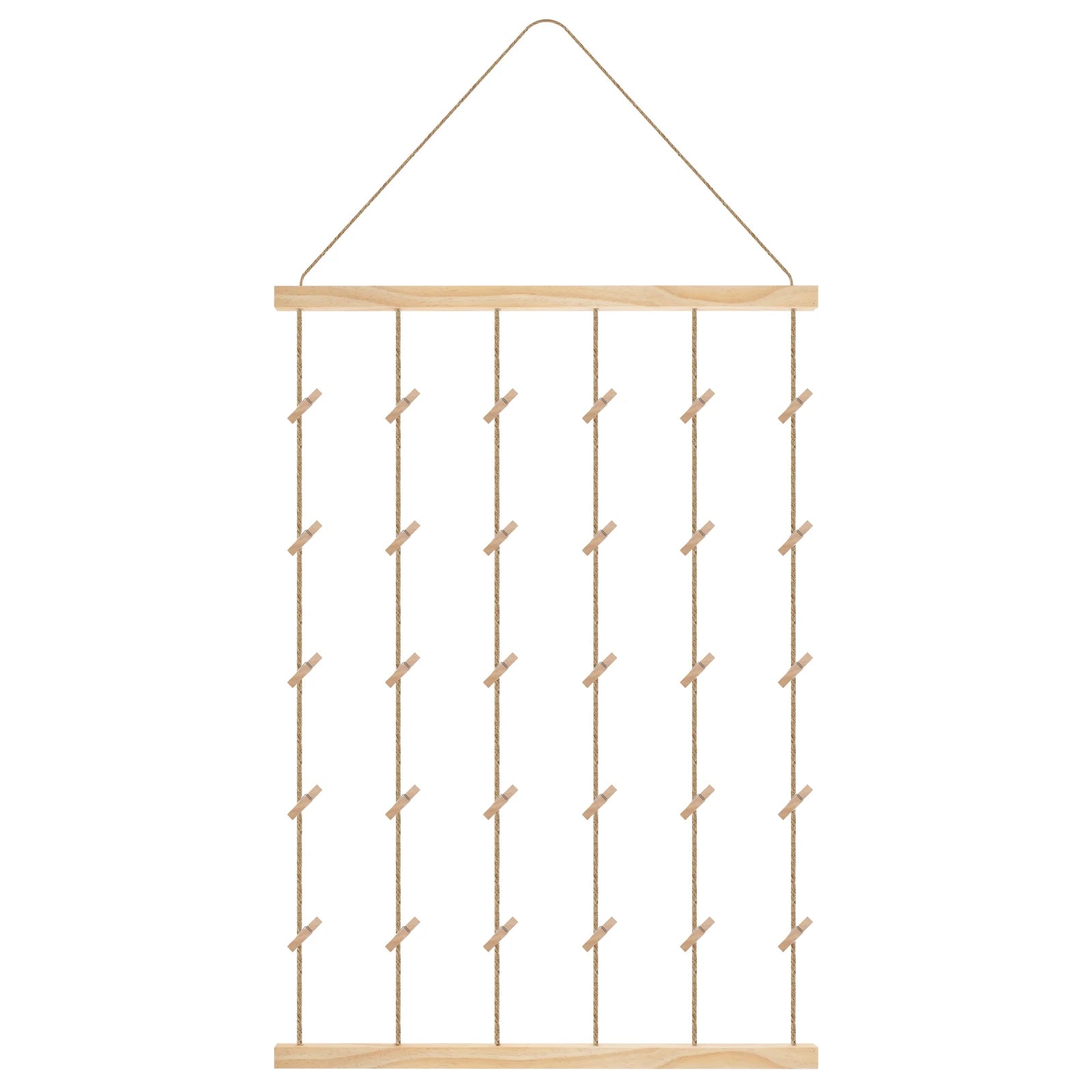 Decoración para colgar en la pared con exhibición de fotos, decoración bohemia para el hogar, cuentas de cuerda de algodón, tapiz de macramé para colgar en la pared, decoración romántica para habitación